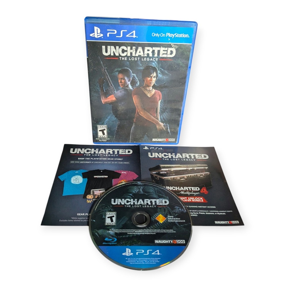 Uncharted The Lost Legacy PS4 PlayStation 4 Naughty Dog Action Adventure Game